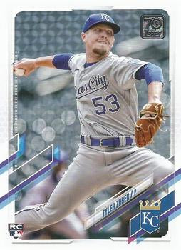 2021 Topps Update Tyler Zuber Rookie US81 Kansas City Royals