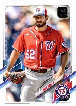 2021 Topps Update Brad Hand  US89 Washington Nationals
