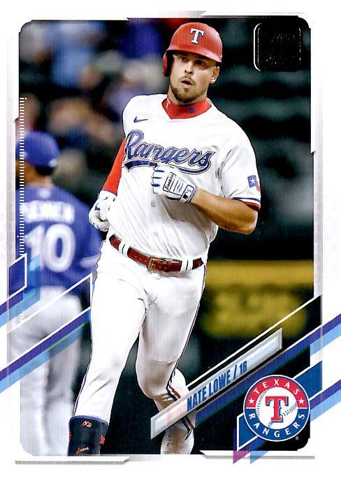 2021 Topps Update Nate Lowe  US136 Texas Rangers