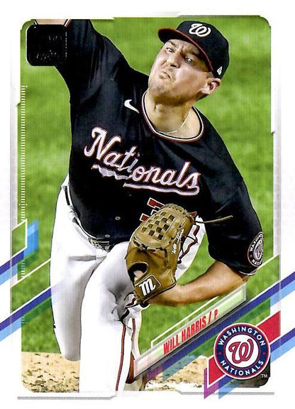 2021 Topps Update Will Harris  US138 Washington Nationals