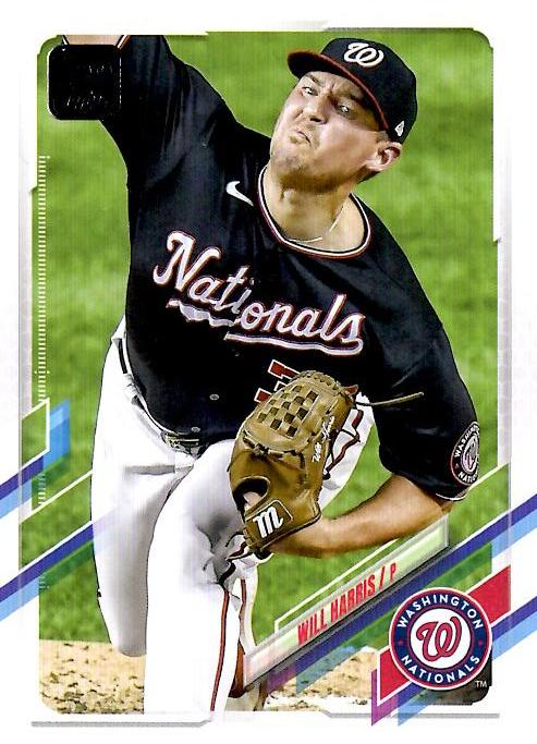 2021 Topps Update Will Harris  US138 Washington Nationals