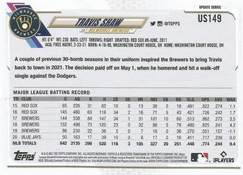 2021 Topps Update Travis Shaw  US149 Milwaukee Brewers