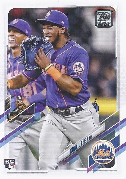 2021 Topps Update Khalil Lee Rookie US185 New York Mets