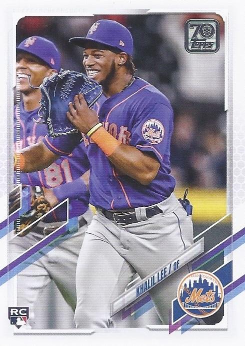 2021 Topps Update Khalil Lee Rookie US185 New York Mets