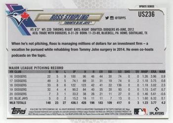 2021 Topps Update Ross Stripling  US236 Toronto Blue Jays