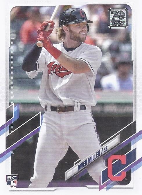 2021 Topps Update Owen Miller Rookie US260 Cleveland Indians