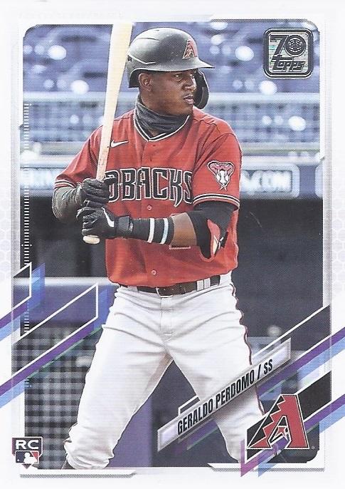 2021 Topps Update Geraldo Perdomo Rookie US268 Arizona Diamondbacks