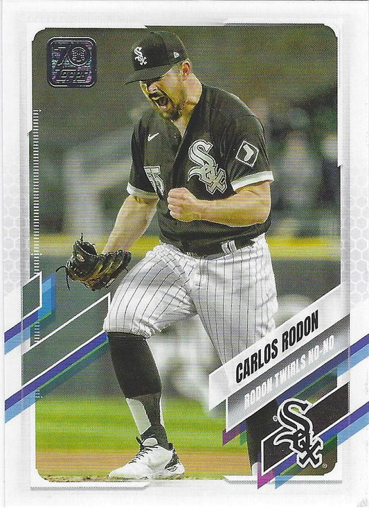 2021 Topps Update Carlos Rodon Season Highlight US288 Chicago White Sox