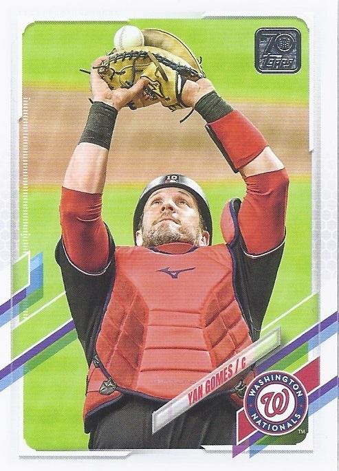 2021 Topps Update Yan Gomes  US315 Washington Nationals