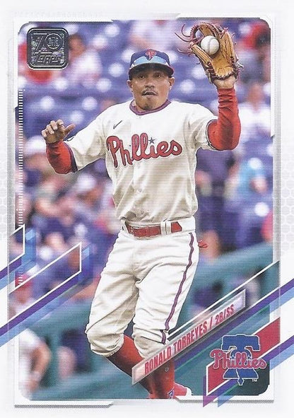 2021 Topps Update Ronald Torreyes  US324 Philadelphia Phillies