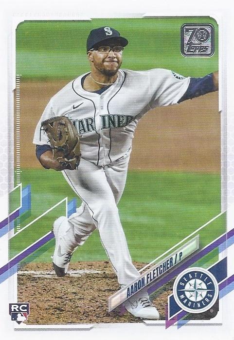 2021 Topps Update Aaron Fletcher Rookie US326 Seattle Mariners