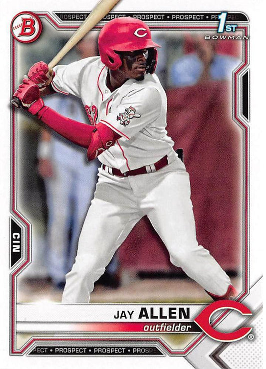 2021 Bowman Draft Jay Allen FBC 1st Bowman BD-11 Cincinnati Reds