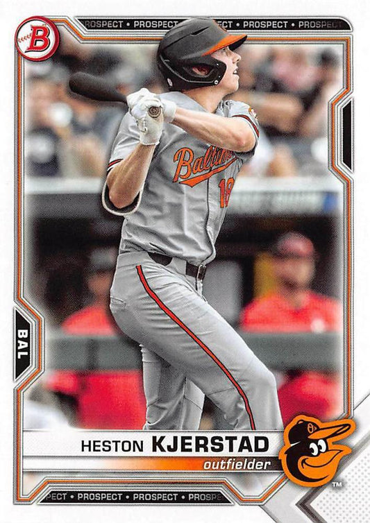2021 Bowman Draft Heston Kjerstad BD-40 Baltimore Orioles