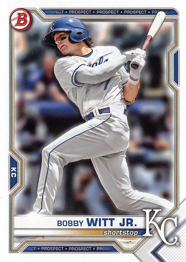 2021 Bowman Draft Bobby Witt Jr. BD-47 Kansas City Royals