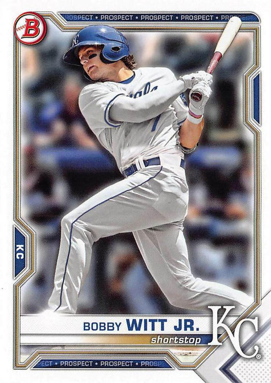 2021 Bowman Draft Bobby Witt Jr. BD-47 Kansas City Royals