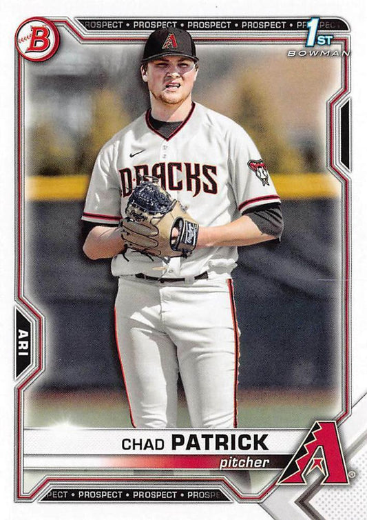 2021 Bowman Draft Chad Patrick FBC 1st Bowman BD-51 Arizona Diamondbacks