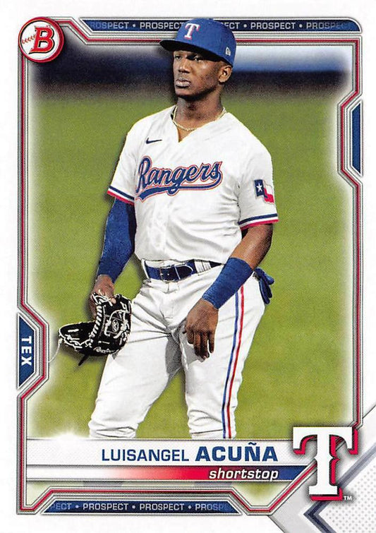 2021 Bowman Draft Luisangel Acuna BD-81 Texas Rangers