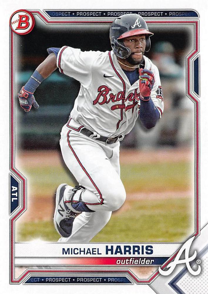 2021 Bowman Draft Michael Harris BD-86 Atlanta Braves