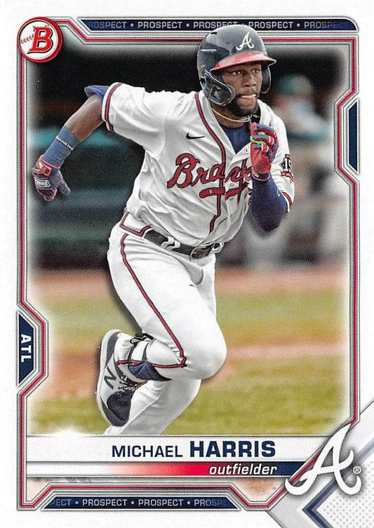 2021 Bowman Draft Michael Harris BD-86 Atlanta Braves