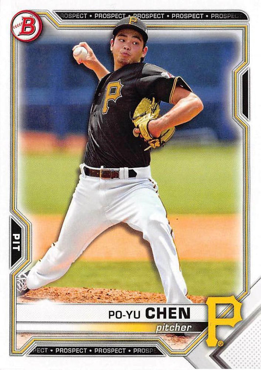 2021 Bowman Draft Po-Yu Chen BD-151 Pittsburgh Pirates