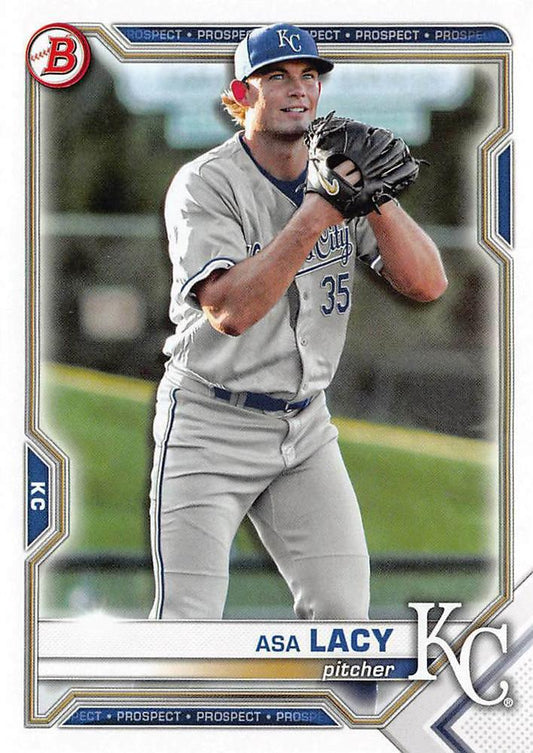 2021 Bowman Draft Asa Lacy BD-158 Kansas City Royals