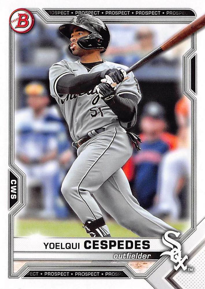 2021 Bowman Draft Yoelqui Cespedes BD-171 Chicago White Sox