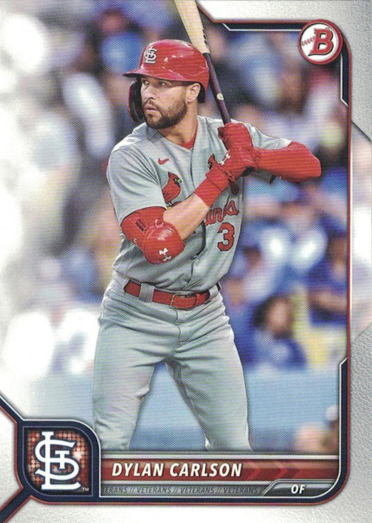 2022 Bowman Dylan Carlson #14 St. Louis Cardinals