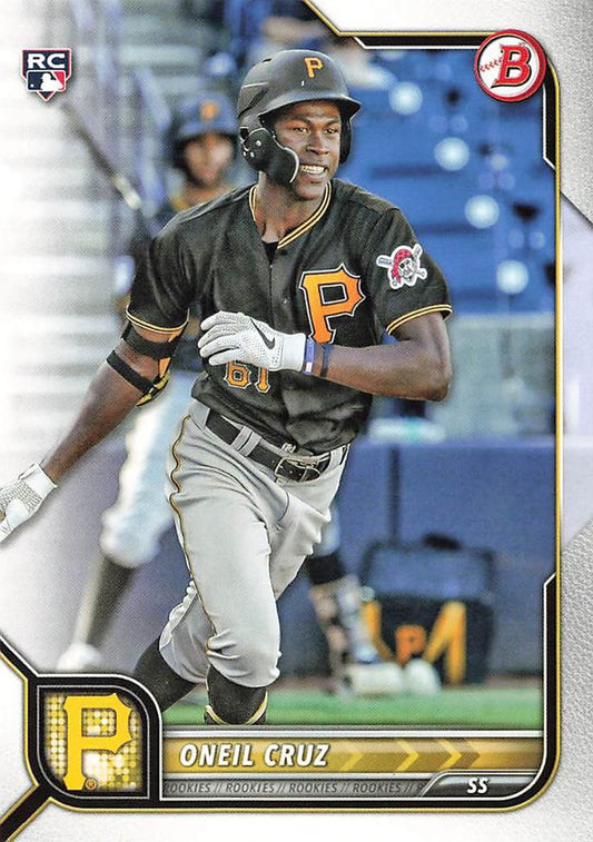 2022 Bowman Oneil Cruz #51 Pittsburgh Pirates