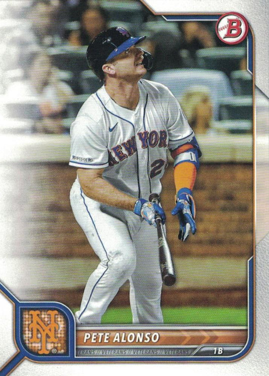 2022 Bowman Pete Alonso #87 New York Mets