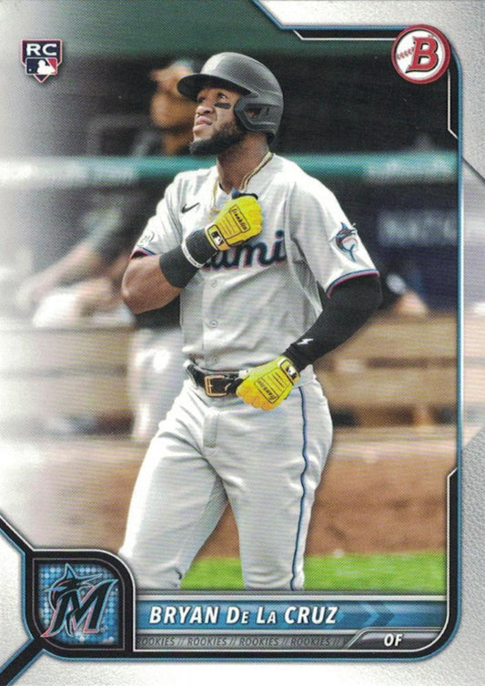 2022 Bowman Bryan De La Cruz #88 Miami Marlins