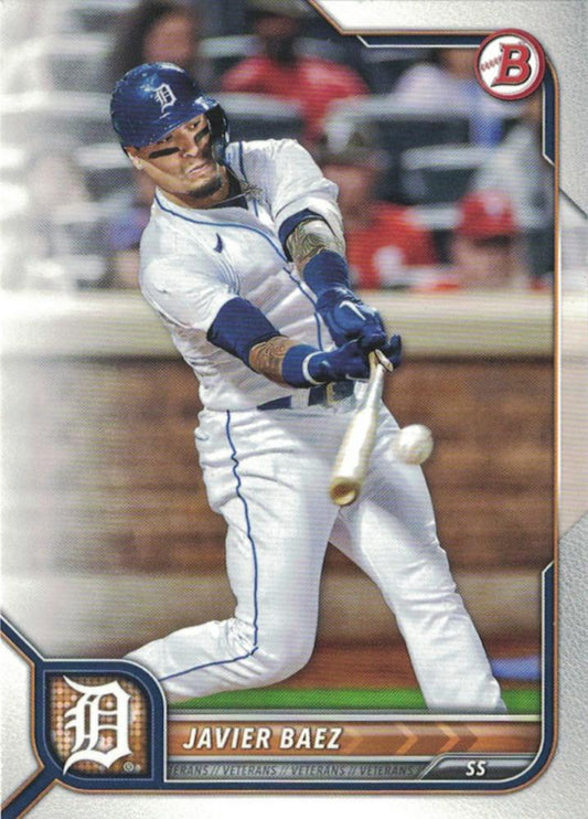 2022 Bowman Javier Baez #99 Detroit Tigers