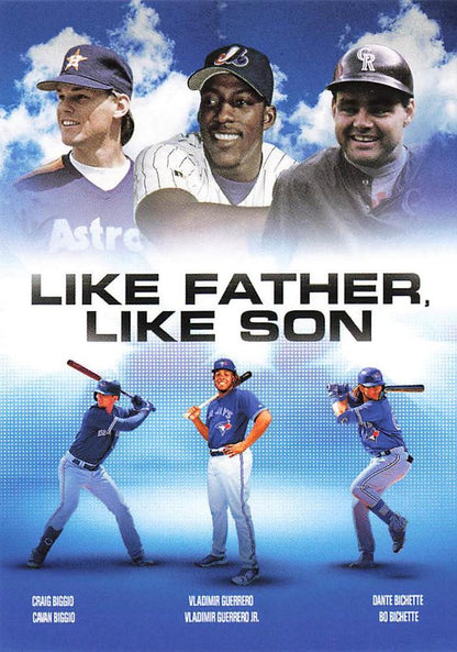 2021 Topps Archives Movie Poster Cards #MPC-13 Bichette / Guerrero / Biggio Family