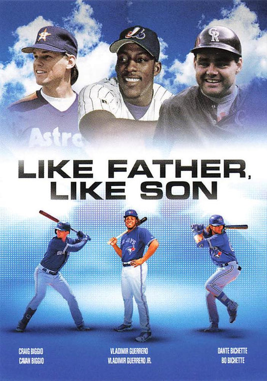 2021 Topps Archives Movie Poster Cards #MPC-13 Bichette / Guerrero / Biggio Family