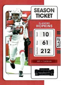 2021 Panini Contenders Season Ticket DeAndre Hopkins  #2 Arizona Cardinals