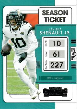 2021 Panini Contenders Season Ticket Laviska Shenault Jr.  #46 Jacksonville Jaguars