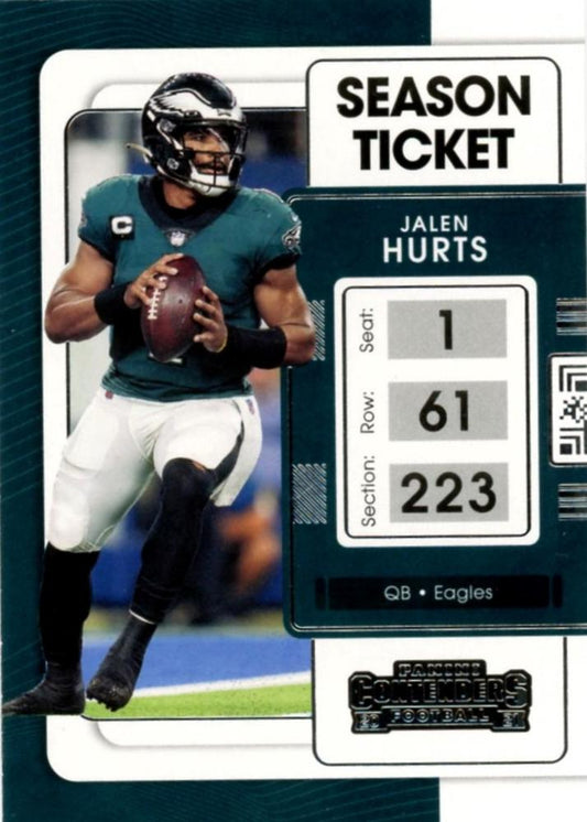2021 Panini Contenders Season Ticket Jalen Hurts  #79 Philadelphia Eagles