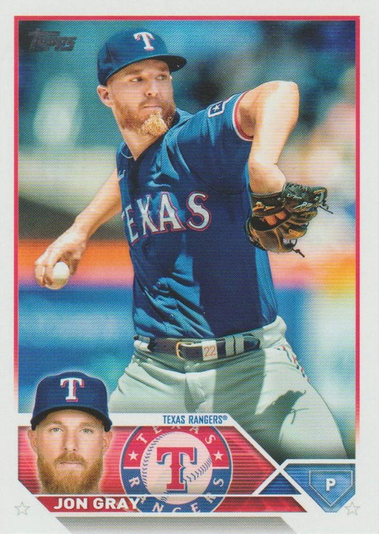2023 Topps Jon Gray #73 Texas Rangers