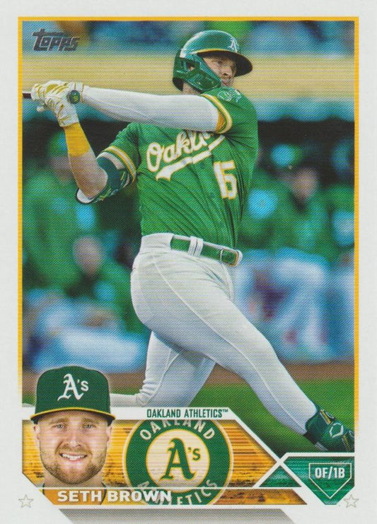 2023 Topps Seth Brown #148 Oakland Athletics