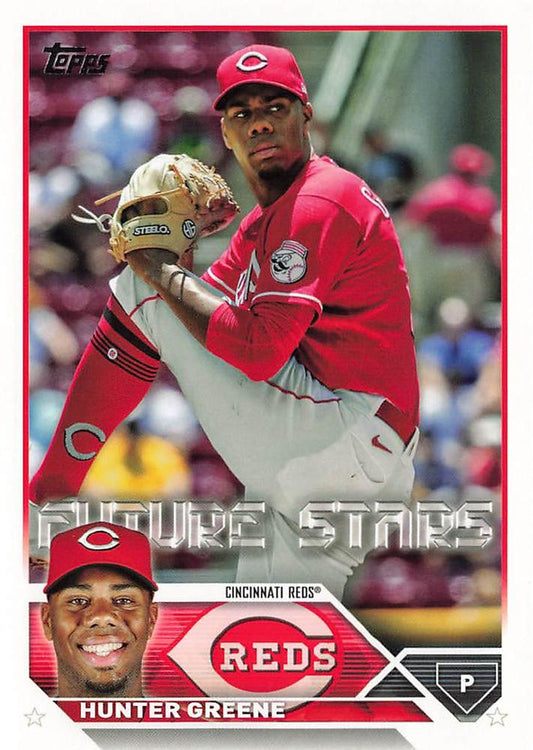 2023 Topps Hunter Greene Future Stars #155 Cincinnati Reds