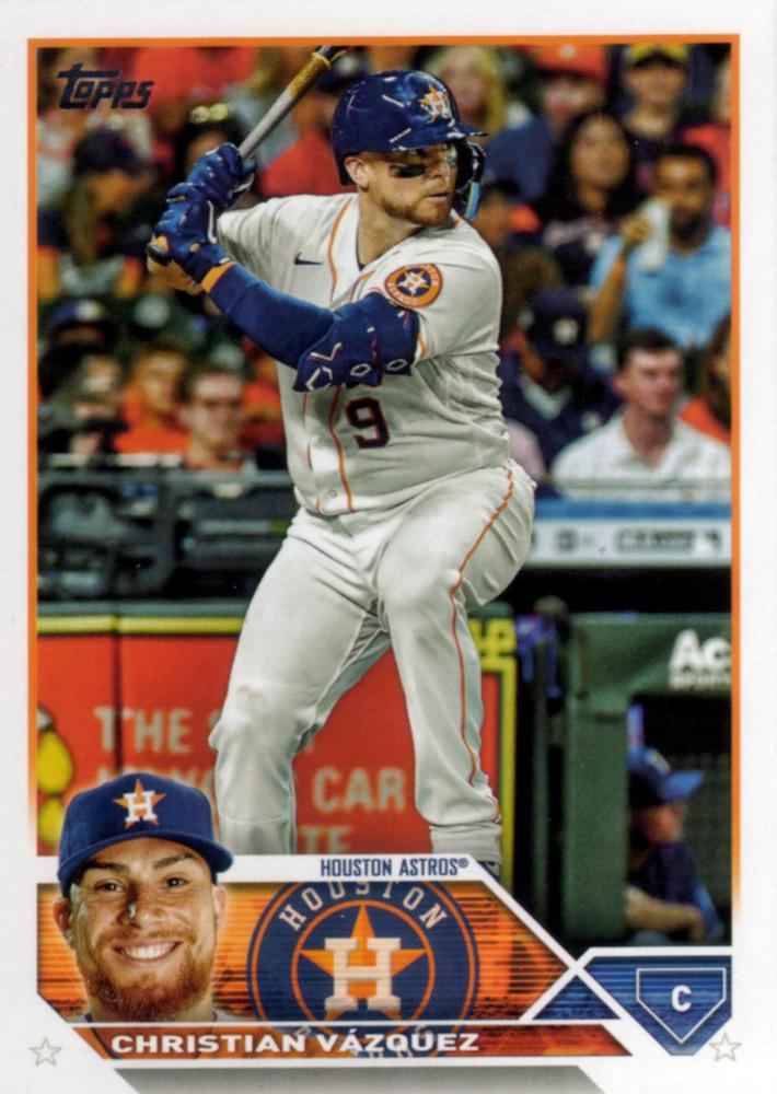 2023 Topps Christian Vazquez #157 Houston Astros