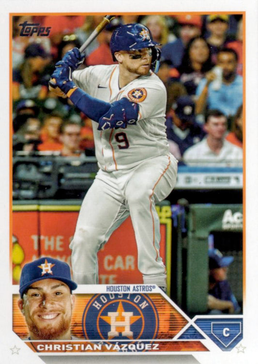 2023 Topps Christian Vazquez #157 Houston Astros