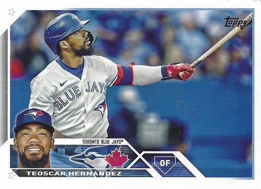 2023 Topps Teoscar HernÃ¡ndez #186 Toronto Blue Jays