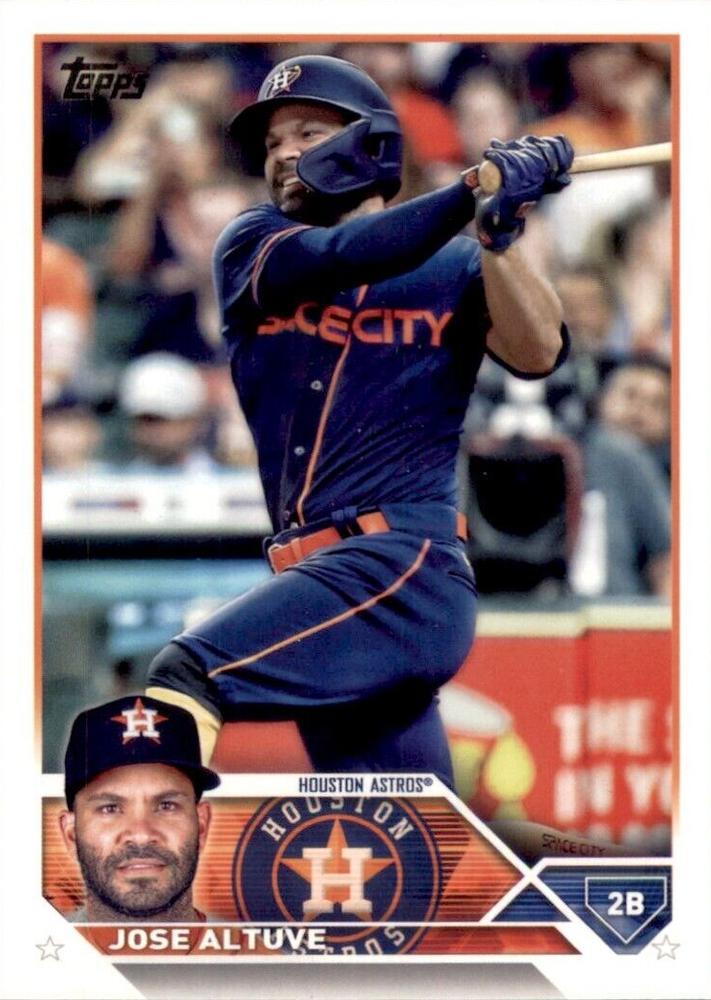 2023 Topps Jose Altuve #222 Houston Astros