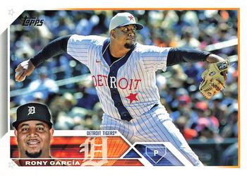 2023 Topps Rony GarcÃ­a #231 Detroit Tigers