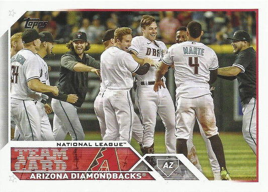 2023 Topps Arizona Diamondbacks Team Card #263 Arizona Diamondbacks