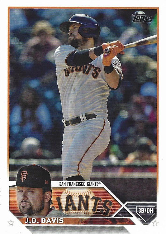 2023 Topps J.D. Davis #335 San Francisco Giants