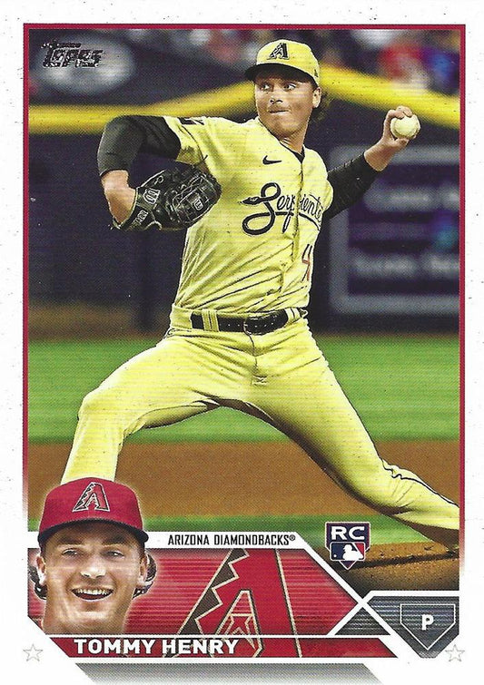 2023 Topps Tommy Henry RC #336 Arizona Diamondbacks