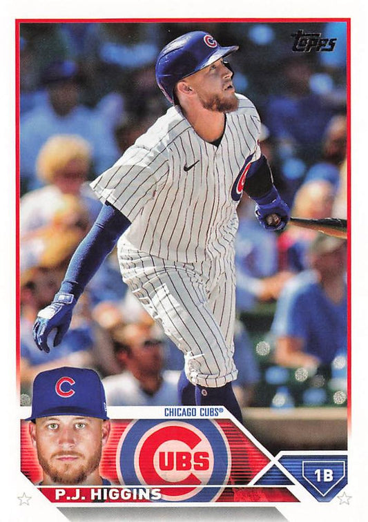 2023 Topps P.J. Higgins #338 Chicago Cubs
