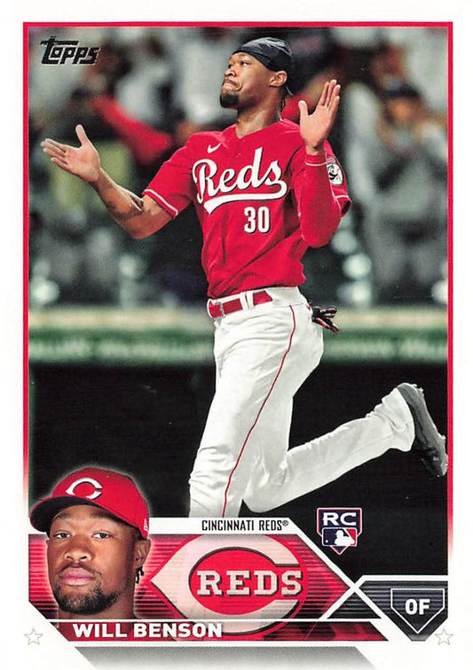 2023 Topps Will Benson RC #339 Cincinnati Reds