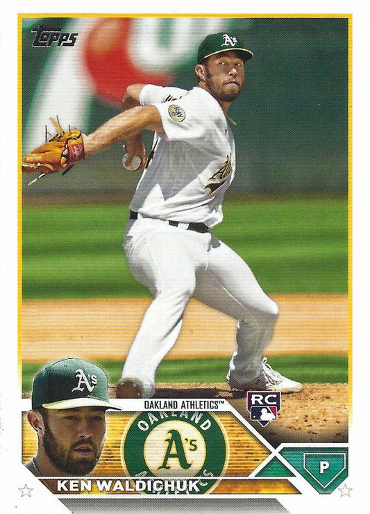 2023 Topps Ken Waldichuk RC #340 Oakland Athletics